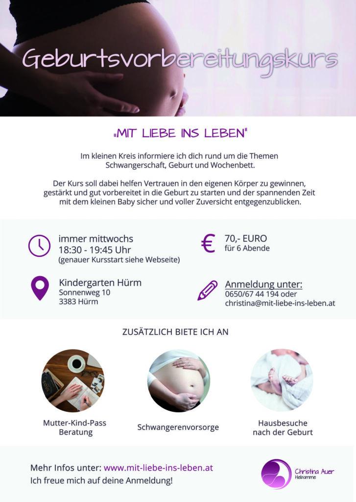 Mit Liebe ins Leben – mli plakat